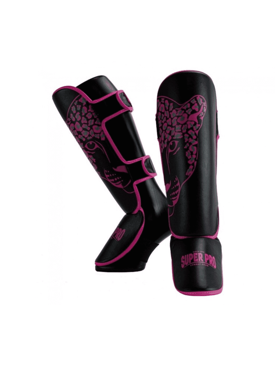SUPER PRO SHIN GUARDS KIDS LEOPARD