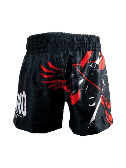 SUPER PRO COMBAT GEAR THAI SHORT RAVEN