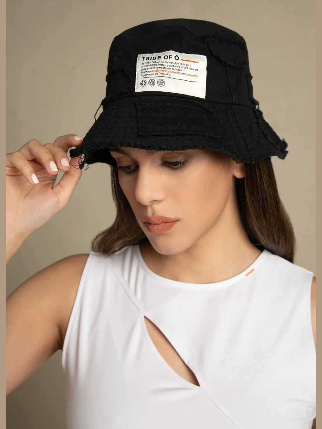 TRIBE OF 6 CARACAS RAW EDGE HAT