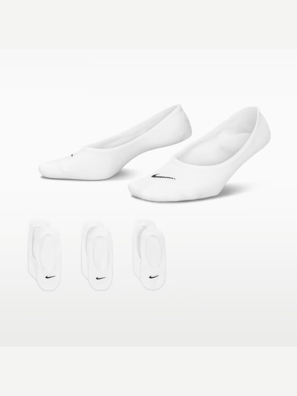 NIKE W NK EVERYDAY LTWT FOOT 3PR - NEW 144