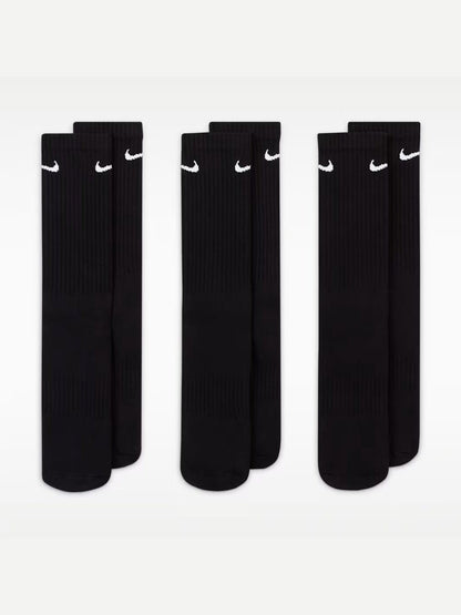 NIKE U NK EVERYDAY CUSH CREW 3PR - 132
