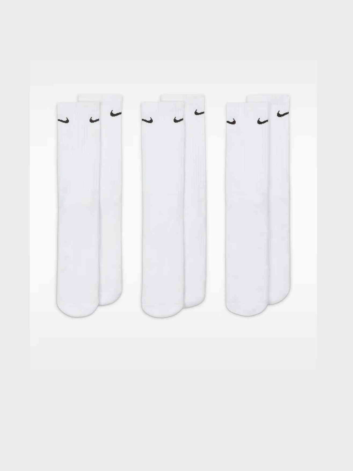 NIKE U NK EVERYDAY CUSH CREW 3PR - 132
