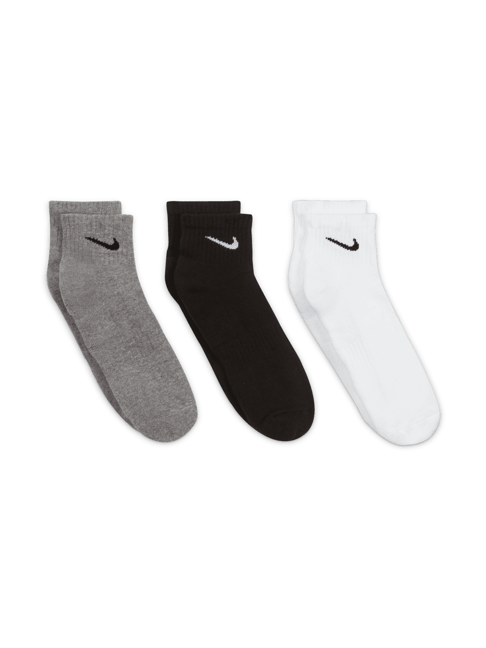 NIKE U NK EVERYDAY CUSH ANKLE 3PR - 132N