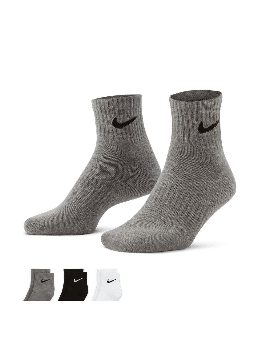NIKE U NK EVERYDAY CUSH ANKLE 3PR - 132N