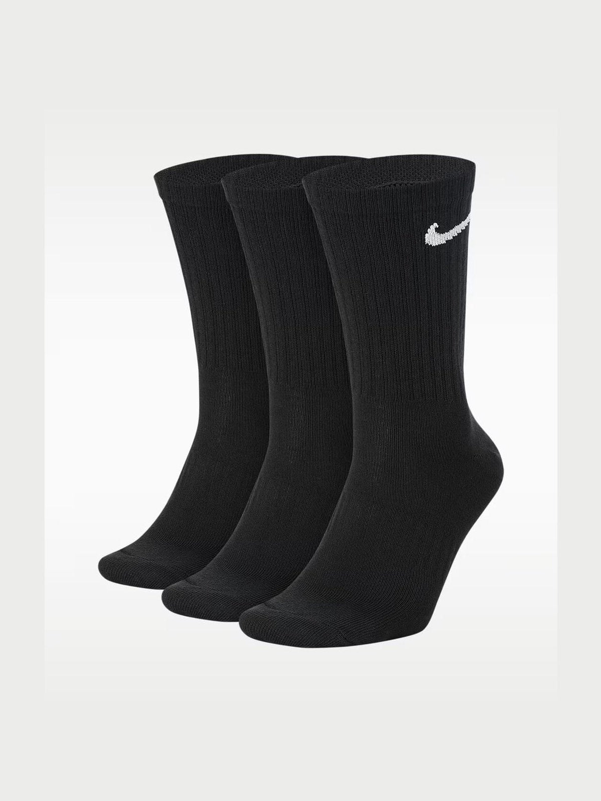 NIKE U NK EVERYDAY LTWT CREW 3PR - 132N