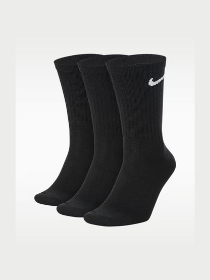 NIKE U NK EVERYDAY LTWT CREW 3PR - 132N