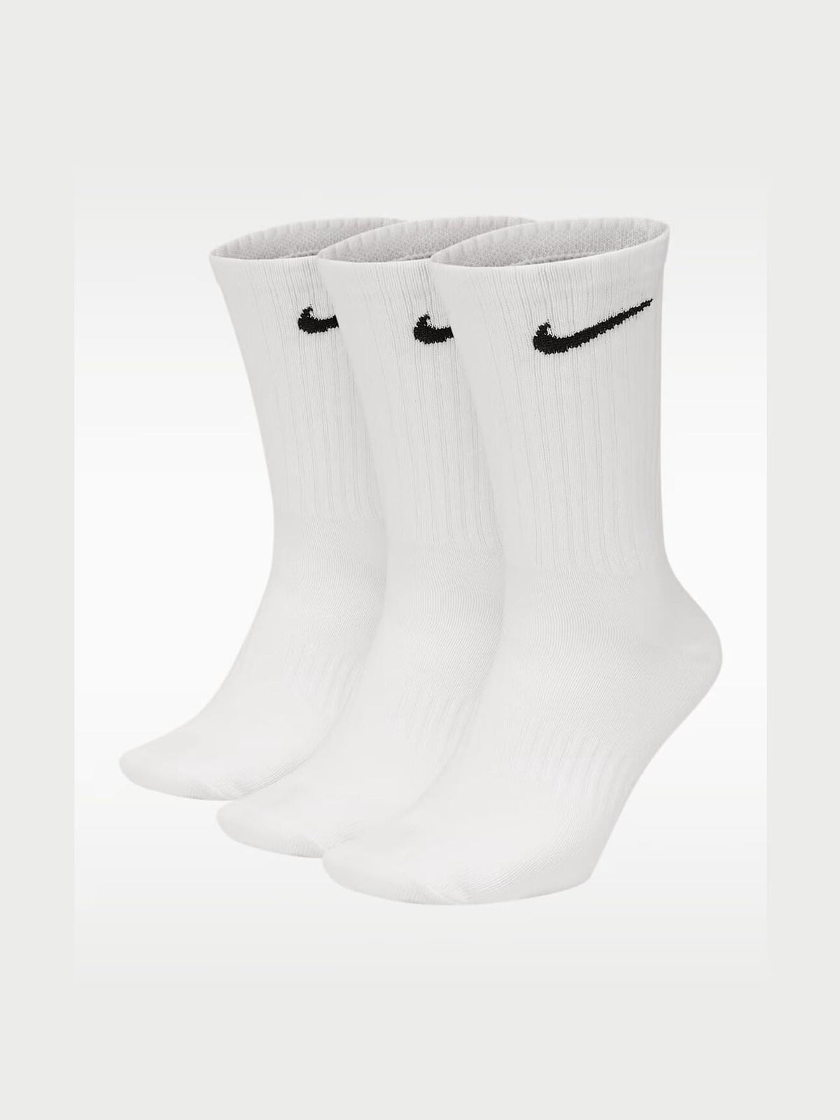 NIKE U NK EVERYDAY LTWT CREW 3PR - 132N