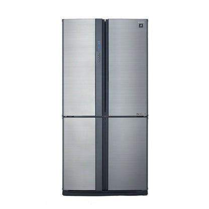 Sharp Fridge J-Tech Inverter, Double French Series, 4 Doors [Stainless Steel] - HxWxD: 184x90x77cm, SHP-SJFE87VSS