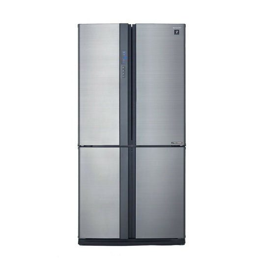 Sharp Fridge J-Tech Inverter, Double French Series, 4 Doors [Stainless Steel] - HxWxD: 184x90x77cm, SHP-SJFE87VSS