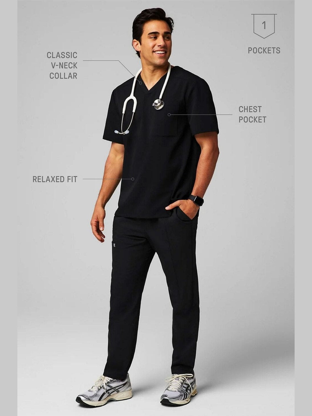 FABLETICS HELIX SCRUB TOP