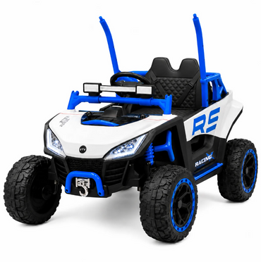 UTV Buggy Ride-On Car – 12V Battery, Dual Motors, Remote Control, LED Lights & Music (Ages 3–8)
