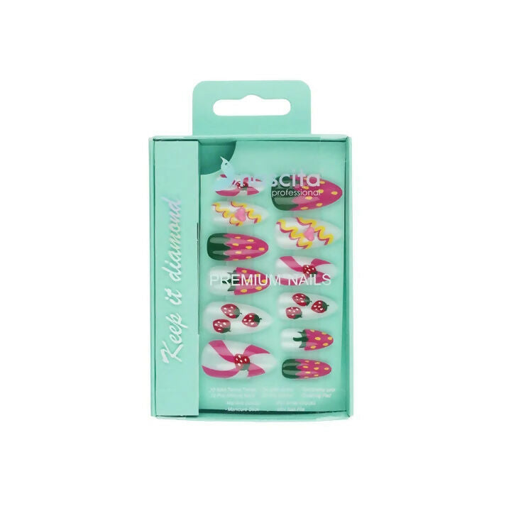 Nascita Premium Diamond Artificial Nails Set 297 Pack of 12