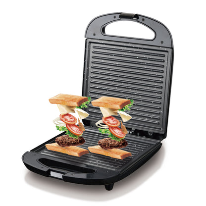RAF R.2580T Electric Sandwich Maker Toaster Panini Electric Grill 1000W, Non-stick Coating