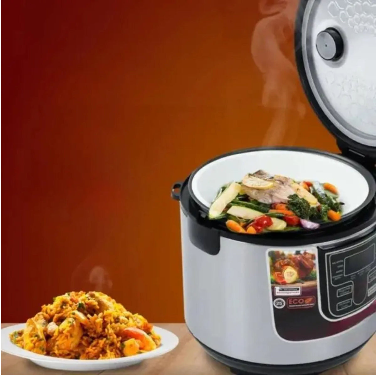 HOFFMANS Conventional Electric Cookers (6 L, Silver) HM-715