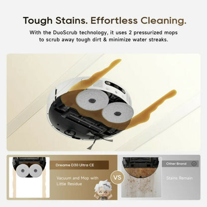 Dreame D30 Ultra Robot Vacuum - [White], DRM-D30ULTRAW