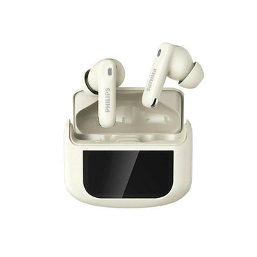 Philips Earphone Full Color LCD Touch, Noice Cancellation [White], PHI-TAT3020WH
