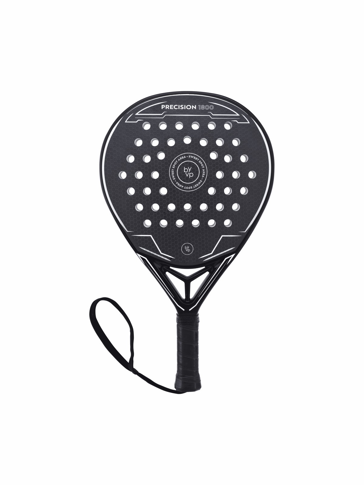 BYVP PADEL RACKET TEAR SHAPE PRECISION 1800