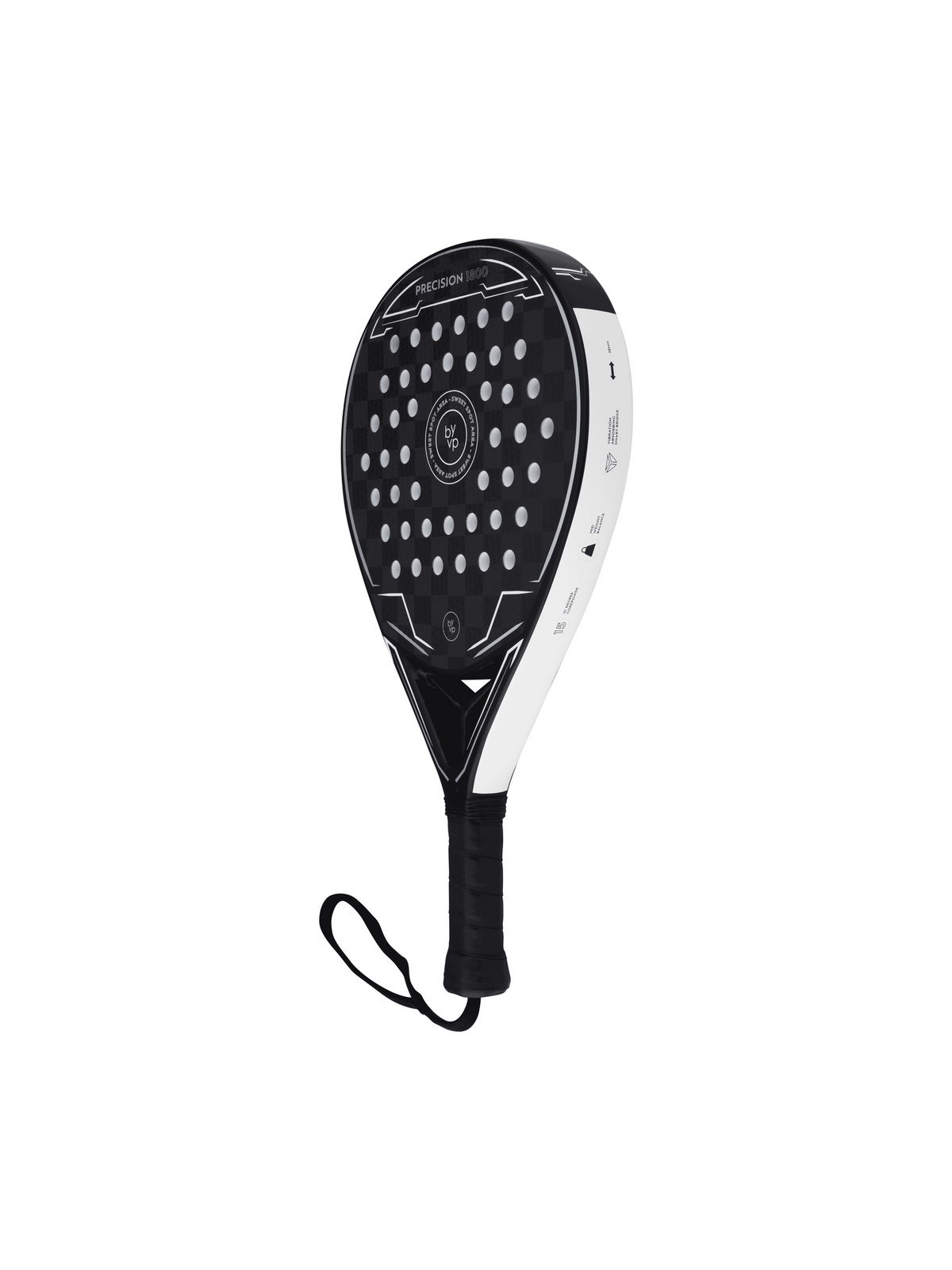 BYVP PADEL RACKET TEAR SHAPE PRECISION 1800