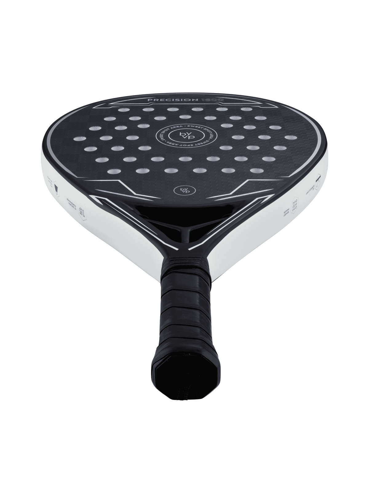 BYVP PADEL RACKET TEAR SHAPE PRECISION 1800