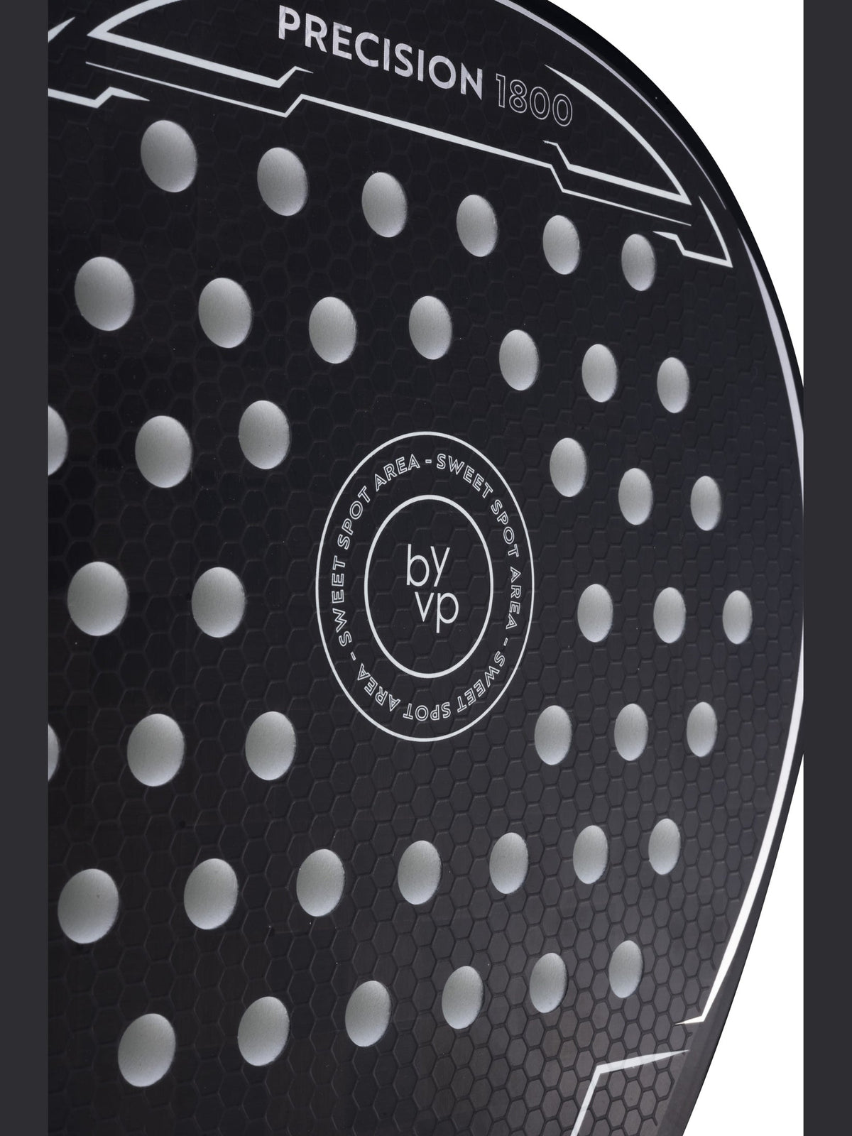 BYVP PADEL RACKET TEAR SHAPE PRECISION 1800
