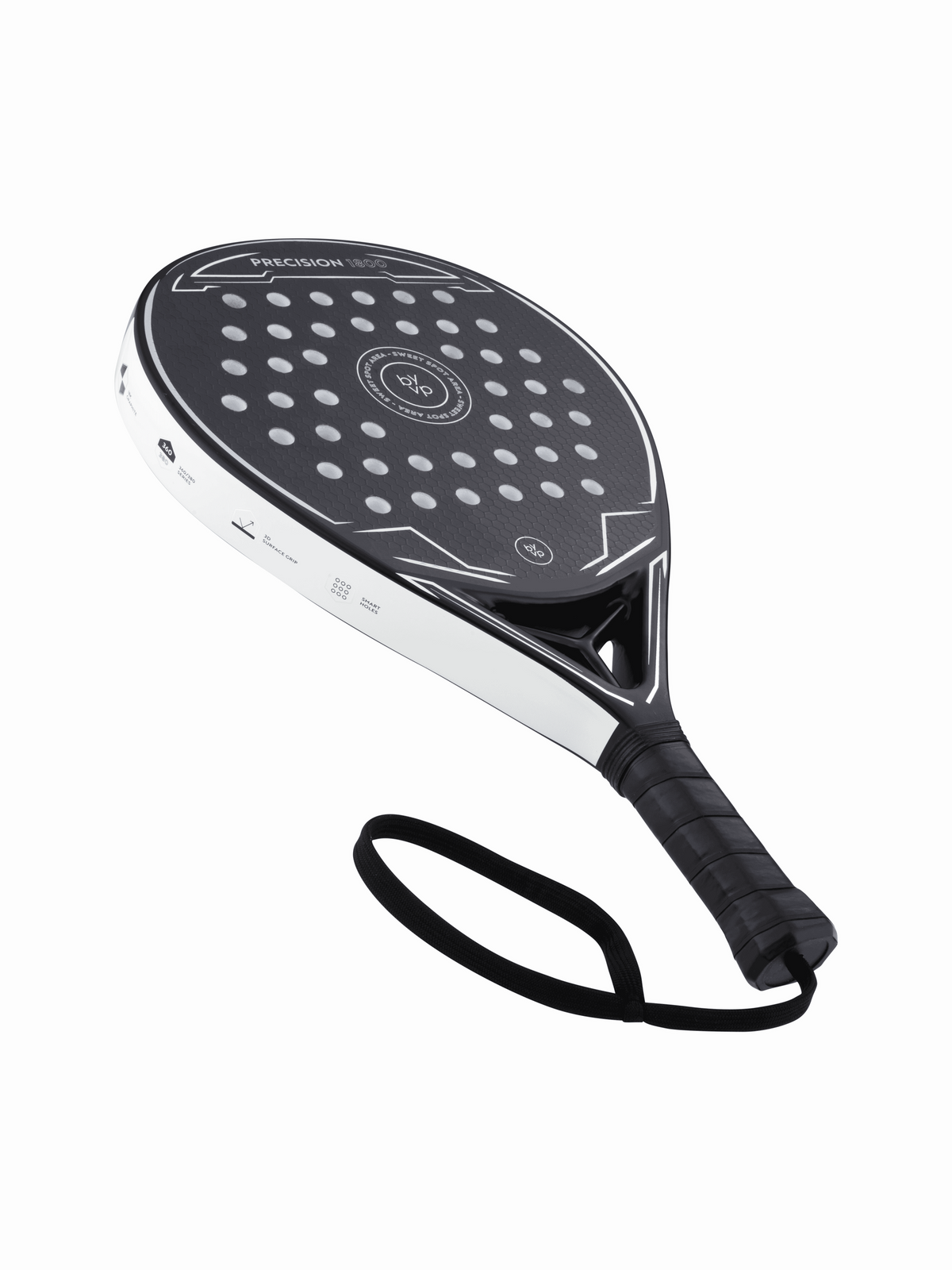 BYVP PADEL RACKET TEAR SHAPE PRECISION 1800