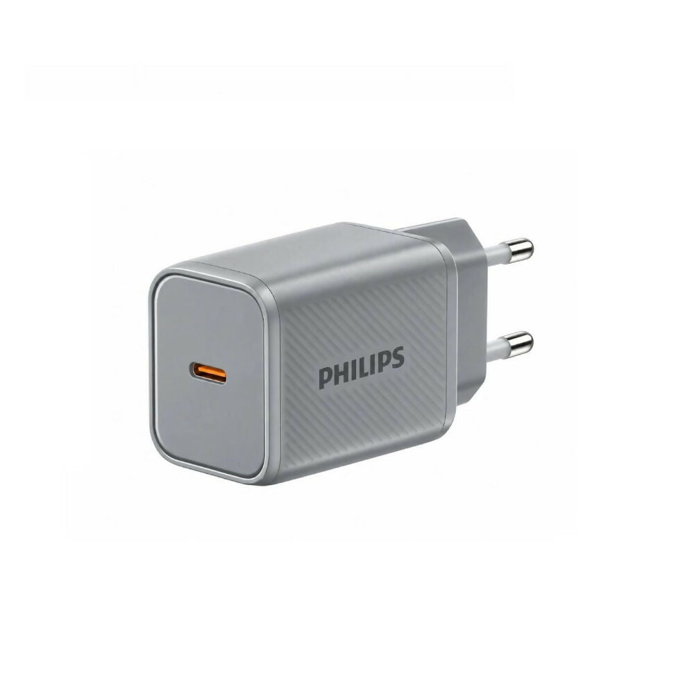 Philips Wall Charger Type-C - 33W [Grey], PHI-DLP5311CV