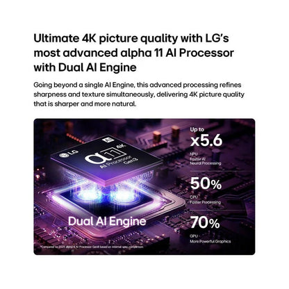 LG 65-Inch OLED EVO AI C6 4K Smart TV 2026, OLED65C66LA