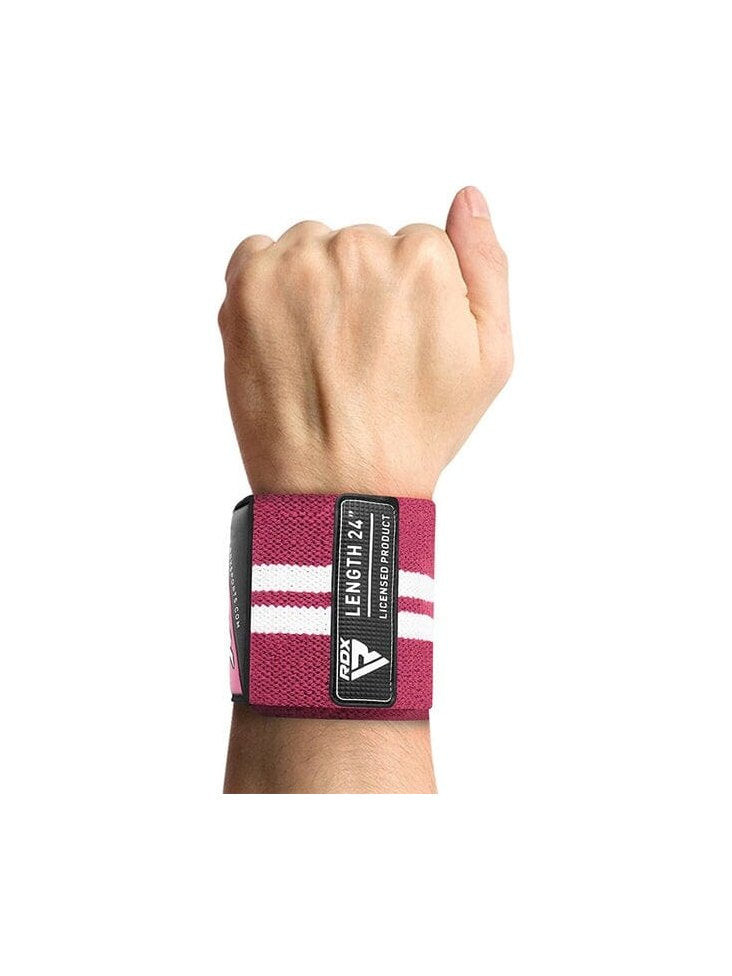 RDX GYM WRIST WRAP W4 PINK 24"-M