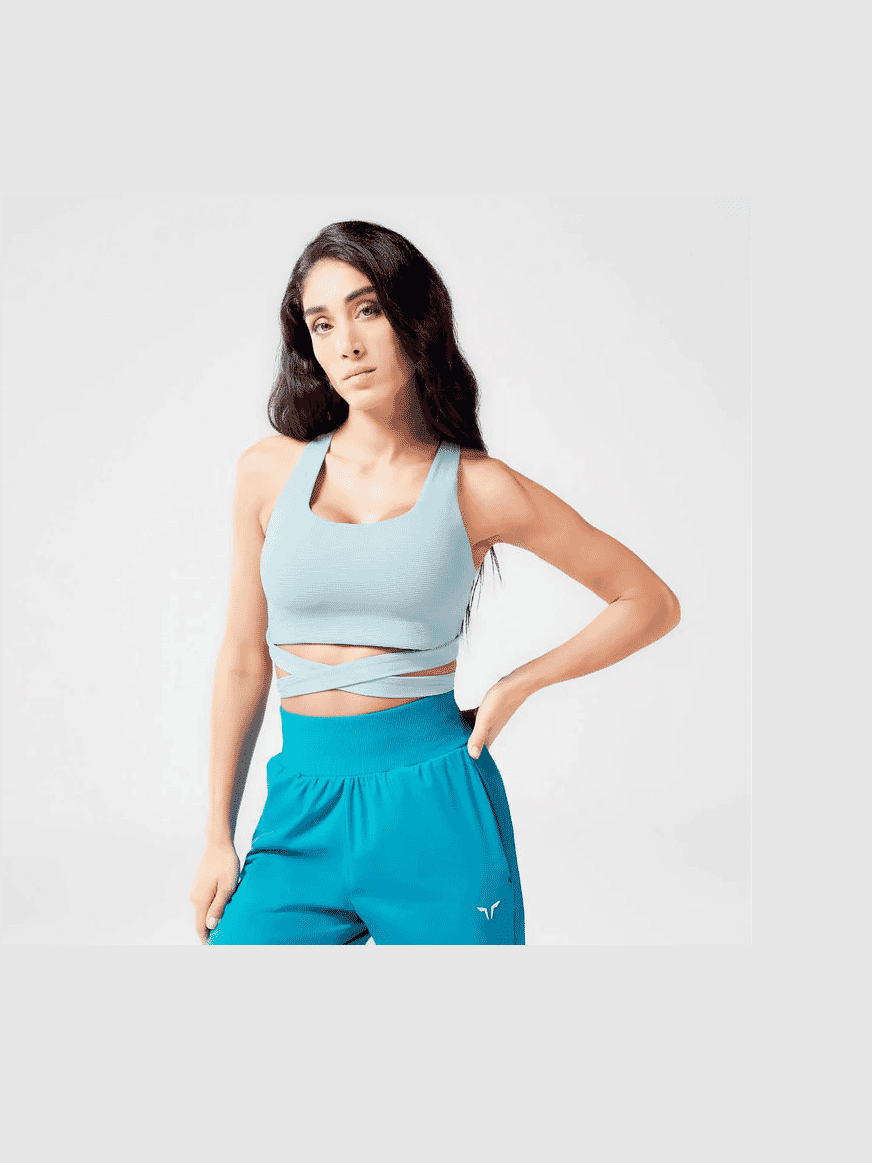 SQUATWOLF CORE RIBBED BRA TOP