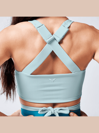SQUATWOLF CORE RIBBED BRA TOP