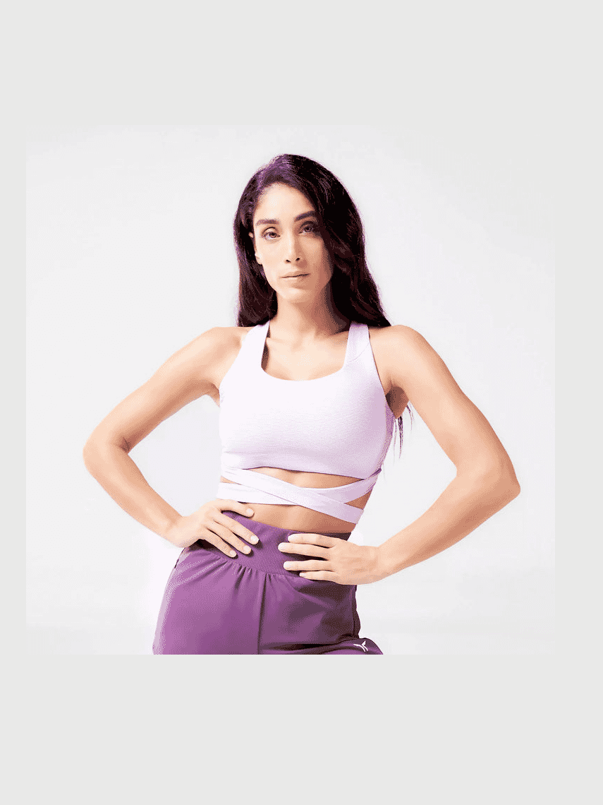 SQUATWOLF CORE RIBBED BRA TOP