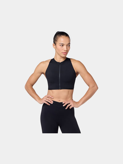 SQUATWOLF ZIP UP ADJUSTABLE CROSS-BACK BRA