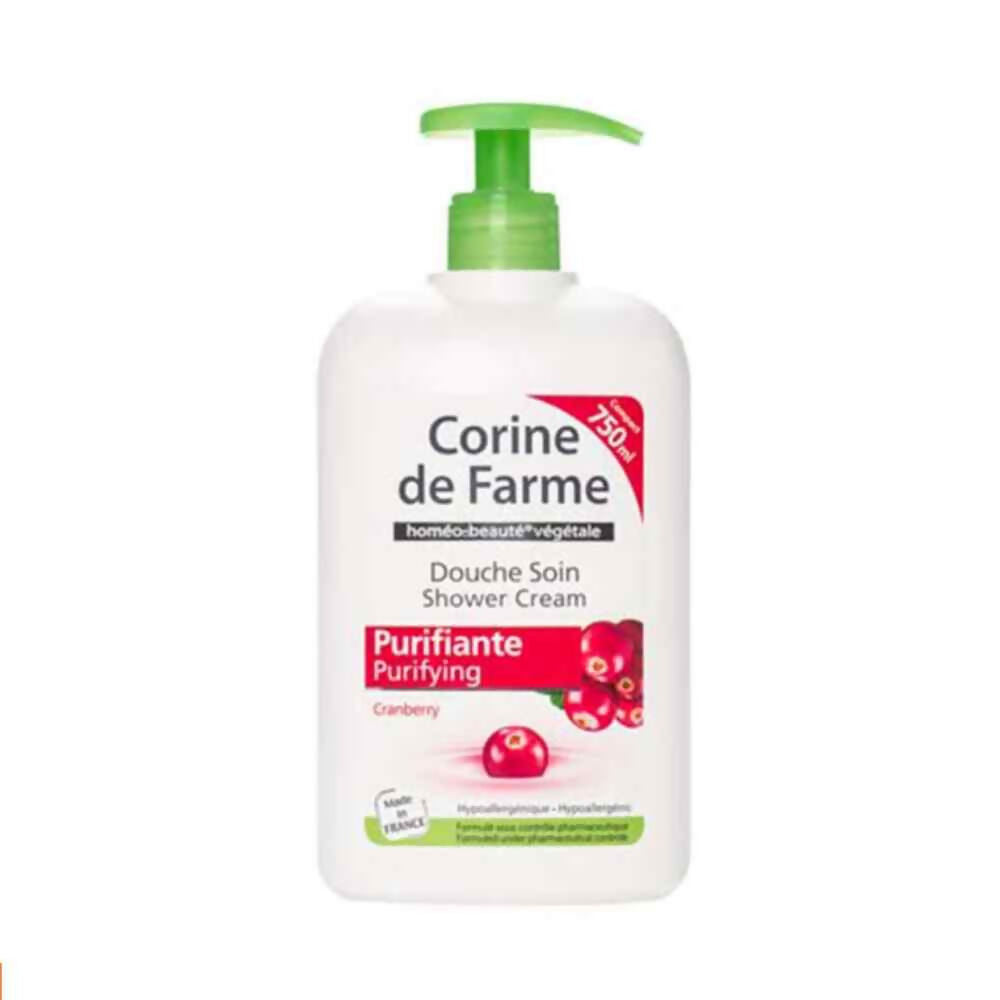 Corine De Farme Shower Cream Purifying Cranberry 750ml