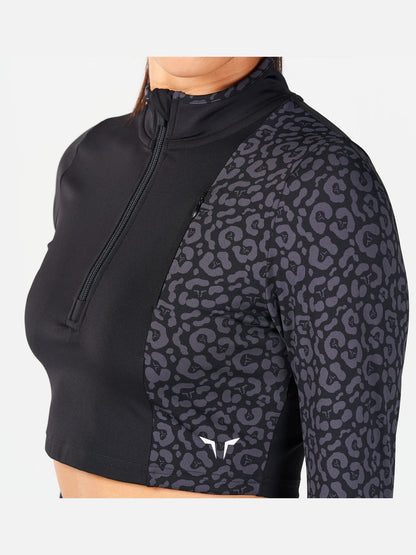SQUATWOLF QTR ZIP SERPENT TOP