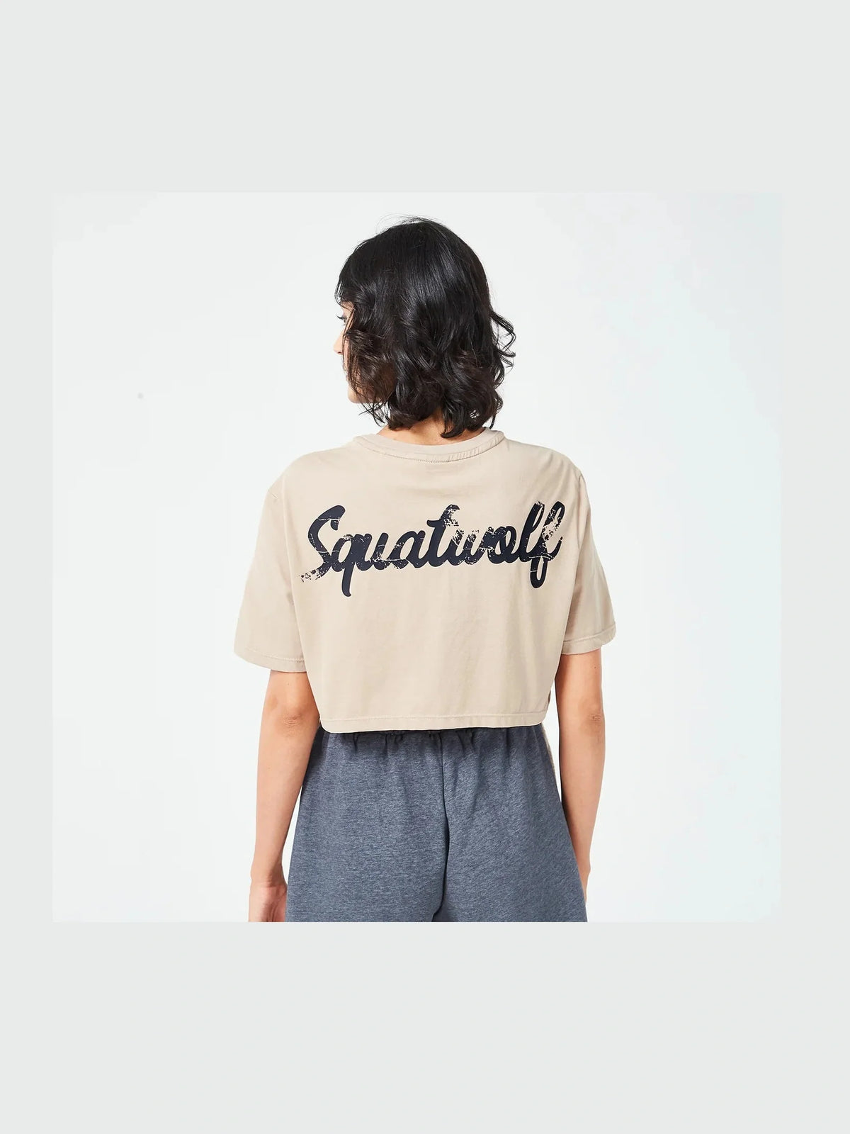 SQUATWOLF RETROGRADE CROP TEE