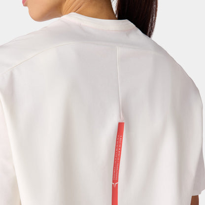 SQUATWOLF PIMA COTTON ACTDRY OVERSIZED CROP GYM T-SHIRT