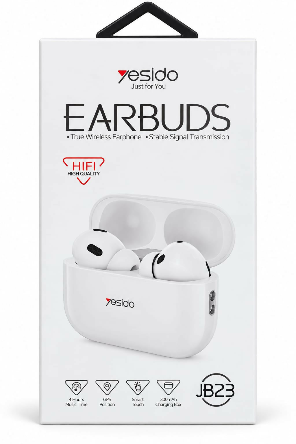 YESIDO JB23 True Wireless Earbuds – White