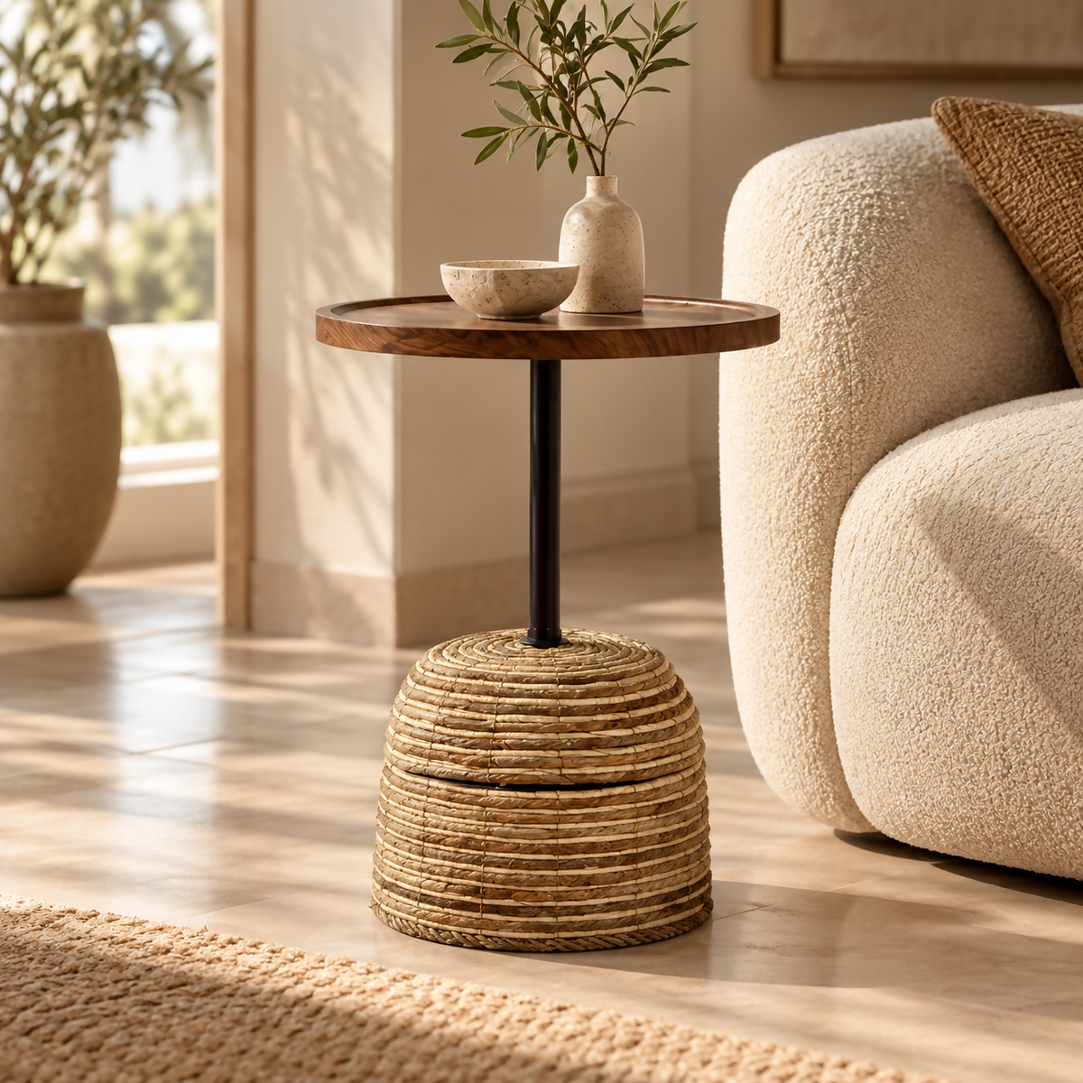 Riva Woven Side Table | 9307-15