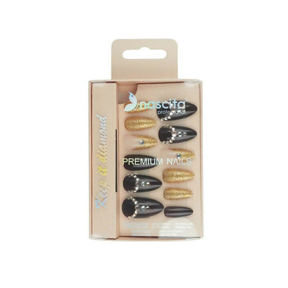 Nascita Premium Diamond Artificial Nails Set 284 Pack of 12