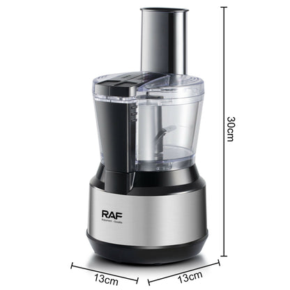 Raf R.2872 Food Processor 600W, 750ML Capacitiy, low noise , Stainless Steel