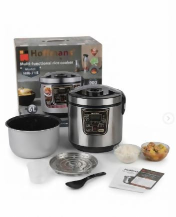 HOFFMANS Conventional Electric Cookers (6 L, Silver) HM-715