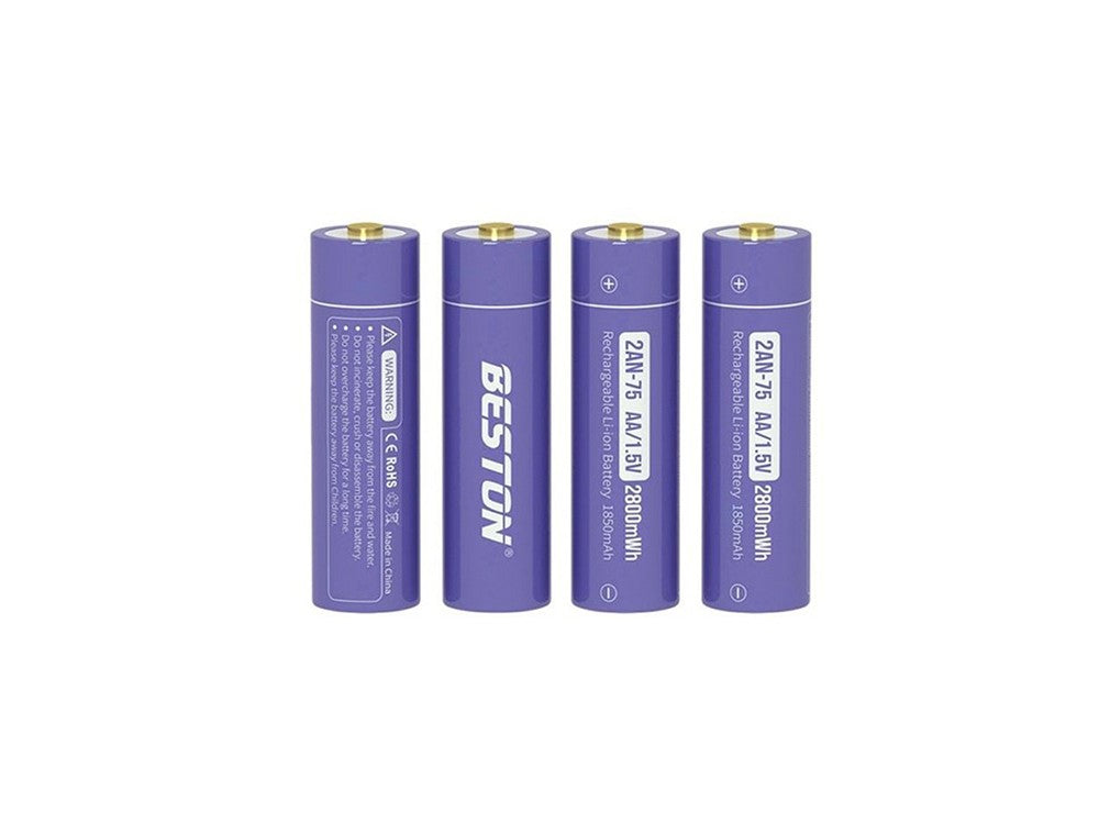 Beston, Li-ion Rechargeable AA 2800mWh 1.5V