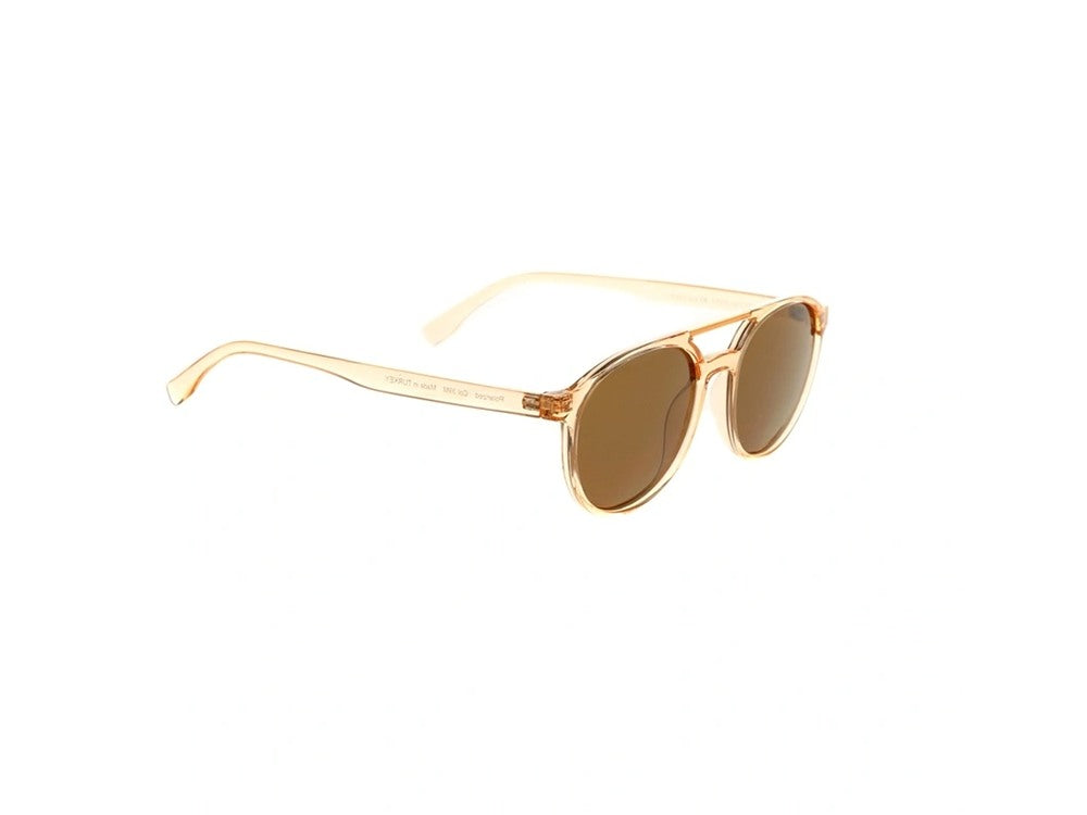Fabrika, Transparent Rose Gold Sunglass For Women