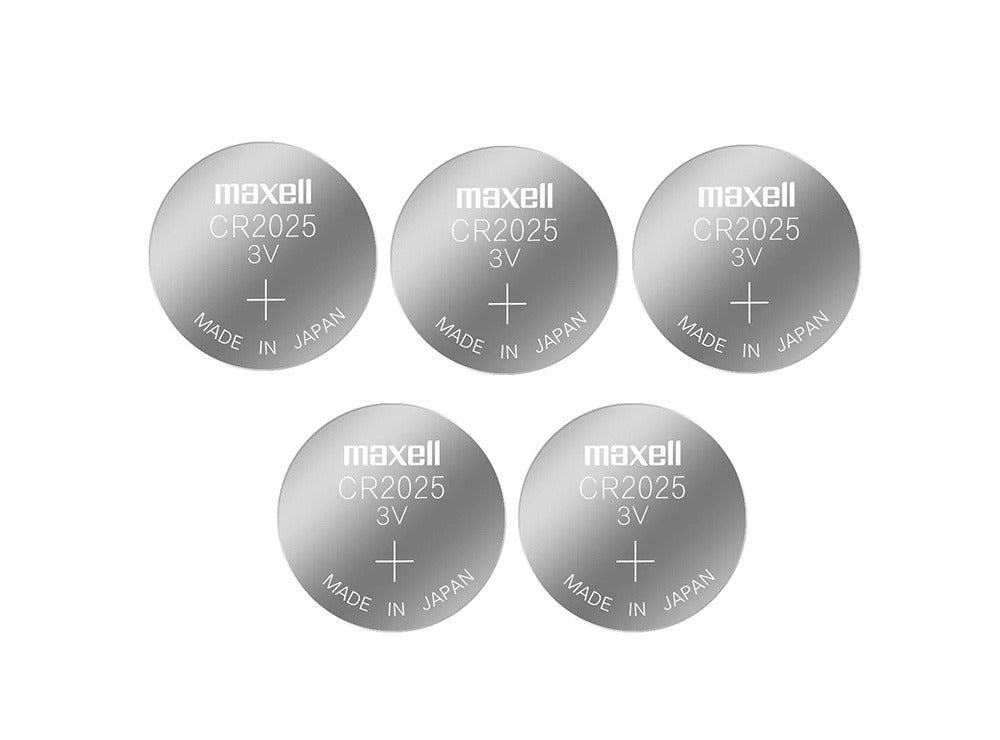 Maxell, 2025 Lithium Battery Pack of 5