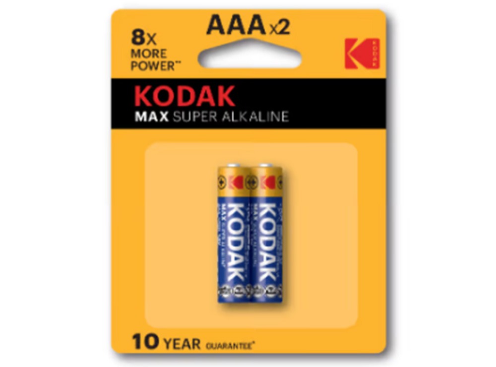 Kodak, AAA Max Super Alkaline Battery Pack of 2