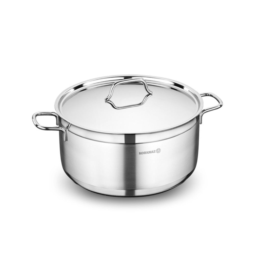 Korkmaz, Casserole 26X13 Cm Stainless Steel 6.8L