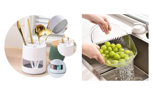 <P>Multipurpose Holder And Strainer Bowl.</P>