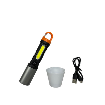 Multifuncitonal Rechargeable Zoom Flashlight, Available in Different Colors