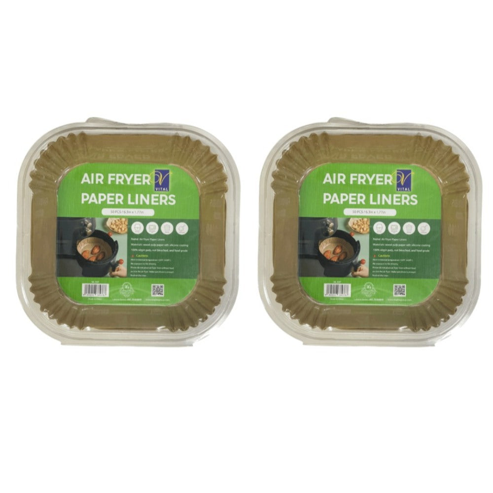 Vital, Non-Stick Air Fryer Paper Pack of 100, Available in Different Sizes