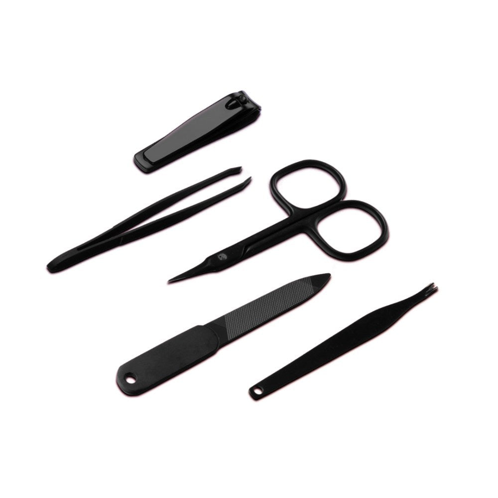 Promani 5 Piece Black Manicure Set PR-115